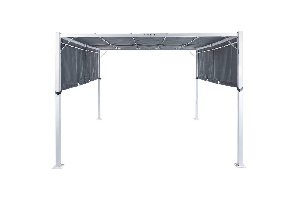 Trädgårdspergola Parga Grå/vit