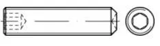 REYHER 040292100040010 Stoppskruv blankförzinkad, ISO 4029, 200-pack M4 x 10 mm - Bild 2