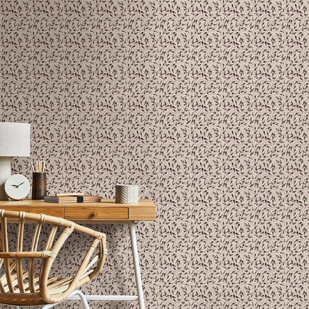 Galerie Wallcoverings Off the Wall LB25162 Tapet Tit Willow Röd/beige
