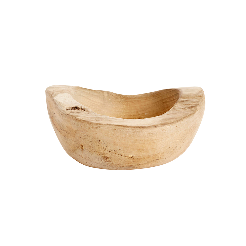 Rustic skål 13 cm, Natur