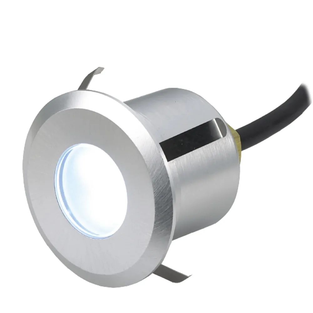LightsOn Terra 5005 Decklight aluminium, 25 lm, 0,5 W