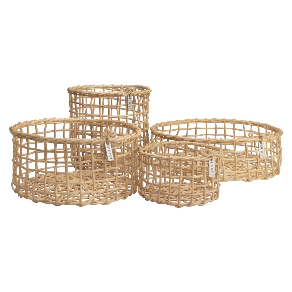 Ernst korg bambu 4-pack, Natur