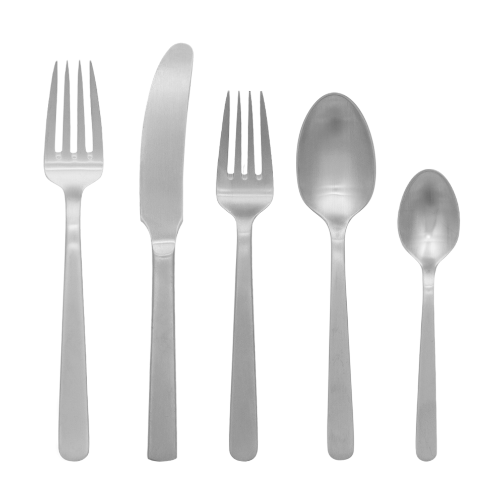 Grand Prix bestickset 5 delar, Matte steel