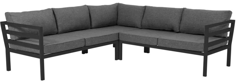 Brafab Weldon Loungesoffa Svart/Grå - Bild 2