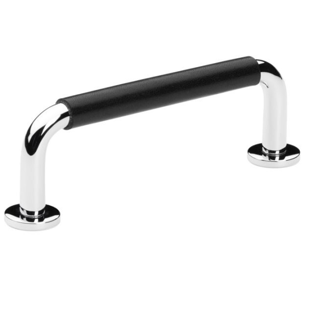 LÅDHANDTAG HABO LILLY KROM/SVART CC96MM 2ST