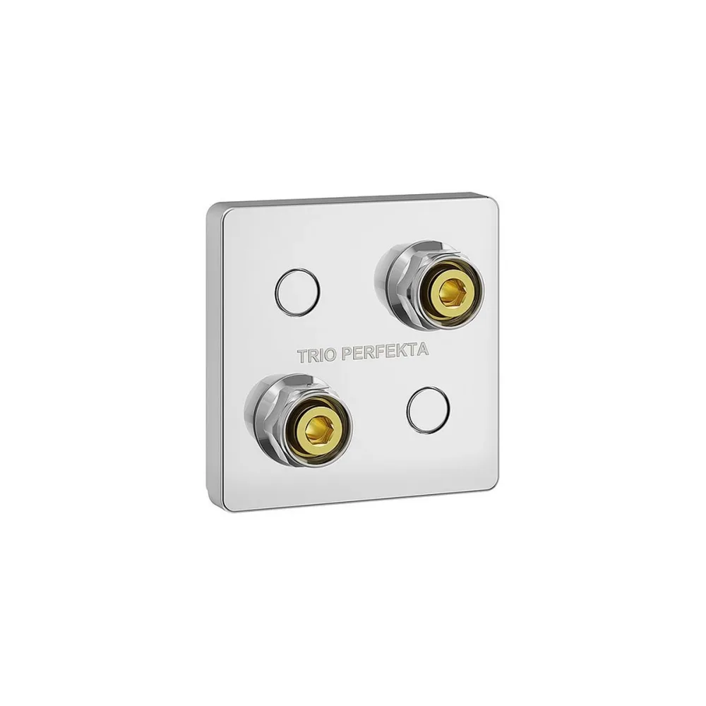 Väggbricka 60-40cc Design Line G15 - 16pex/alupex Förkromad