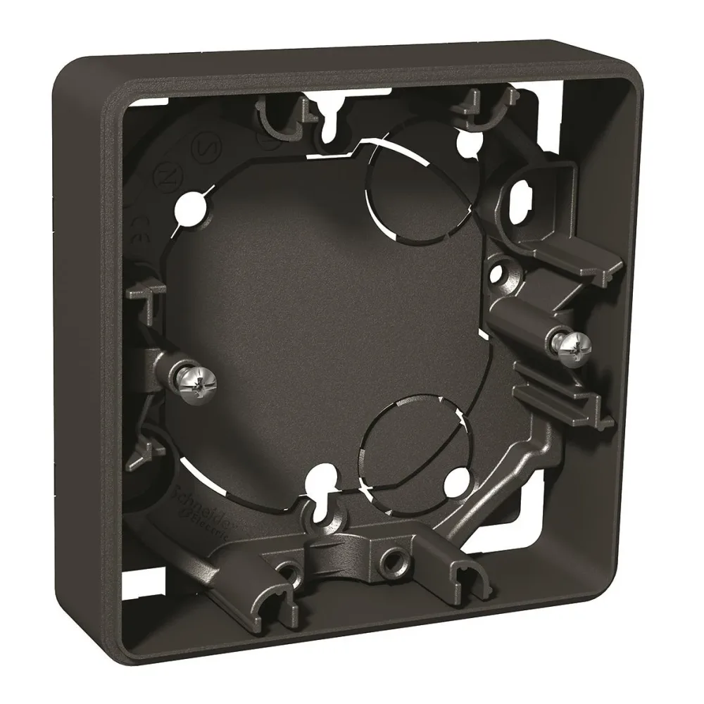 Schneider Electric Exxact Förhöjningsram Antracit, 21 mm 1-fack