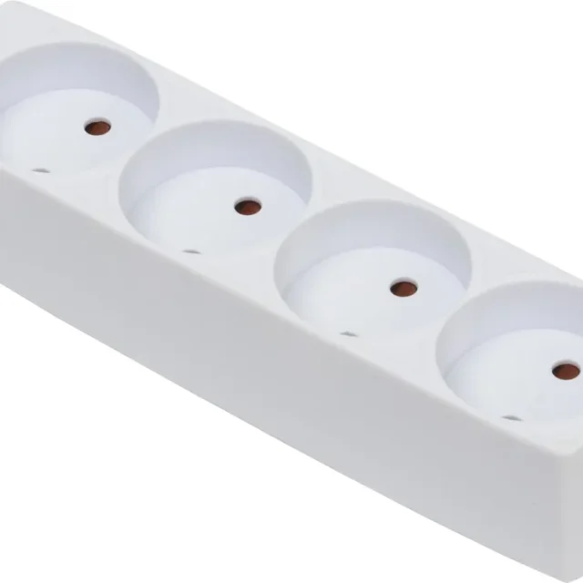 Gelia 4000007002 Grenuttag ojordat, utan kabel, 4-vägs, 1-pack