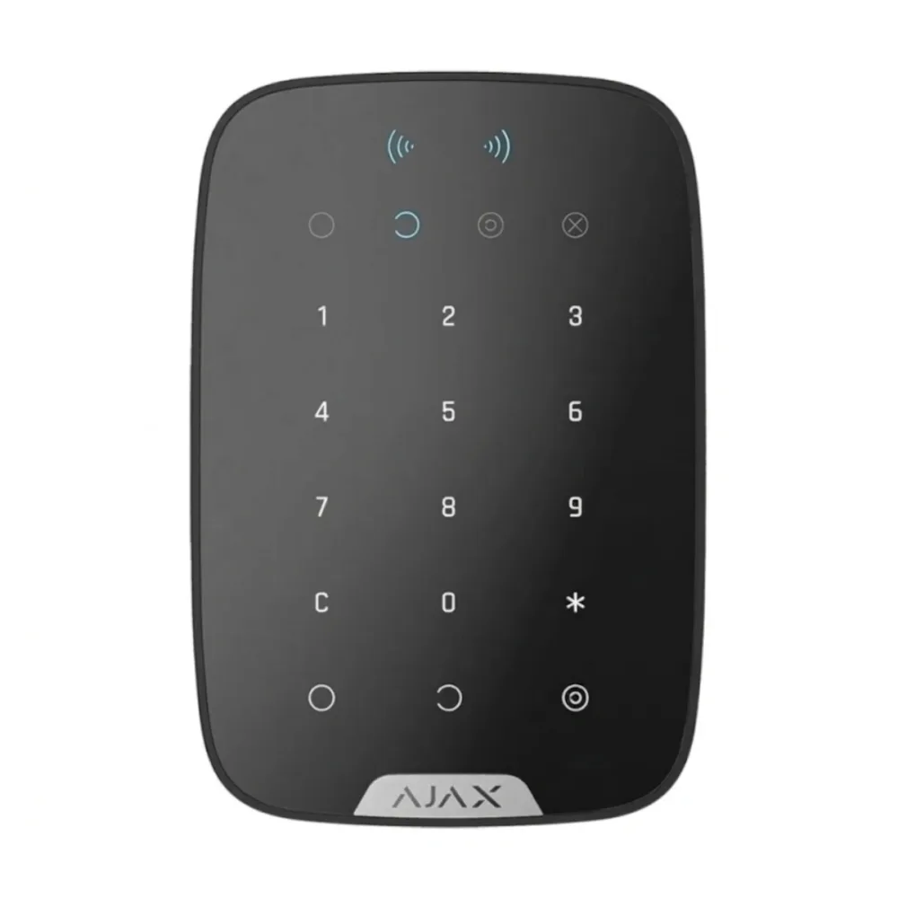 Ajax KeyPad Plus Trådlös Manöverpanel Svart | Velltra