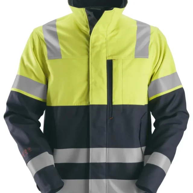 Snickers Workwear 1560 ProtecWork Jacka varsel, marinblå/gul 3XL