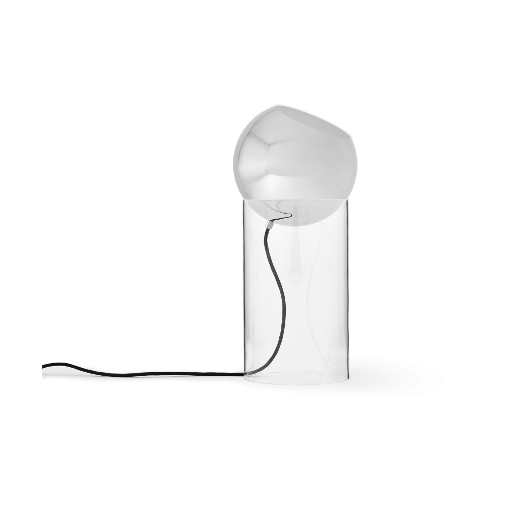 Topan VP14 golvlampa 46,5 cm, Clear-chrome plated