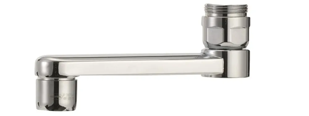 Mora 450329.AE Utloppspip fast, krom, utvändig gänga