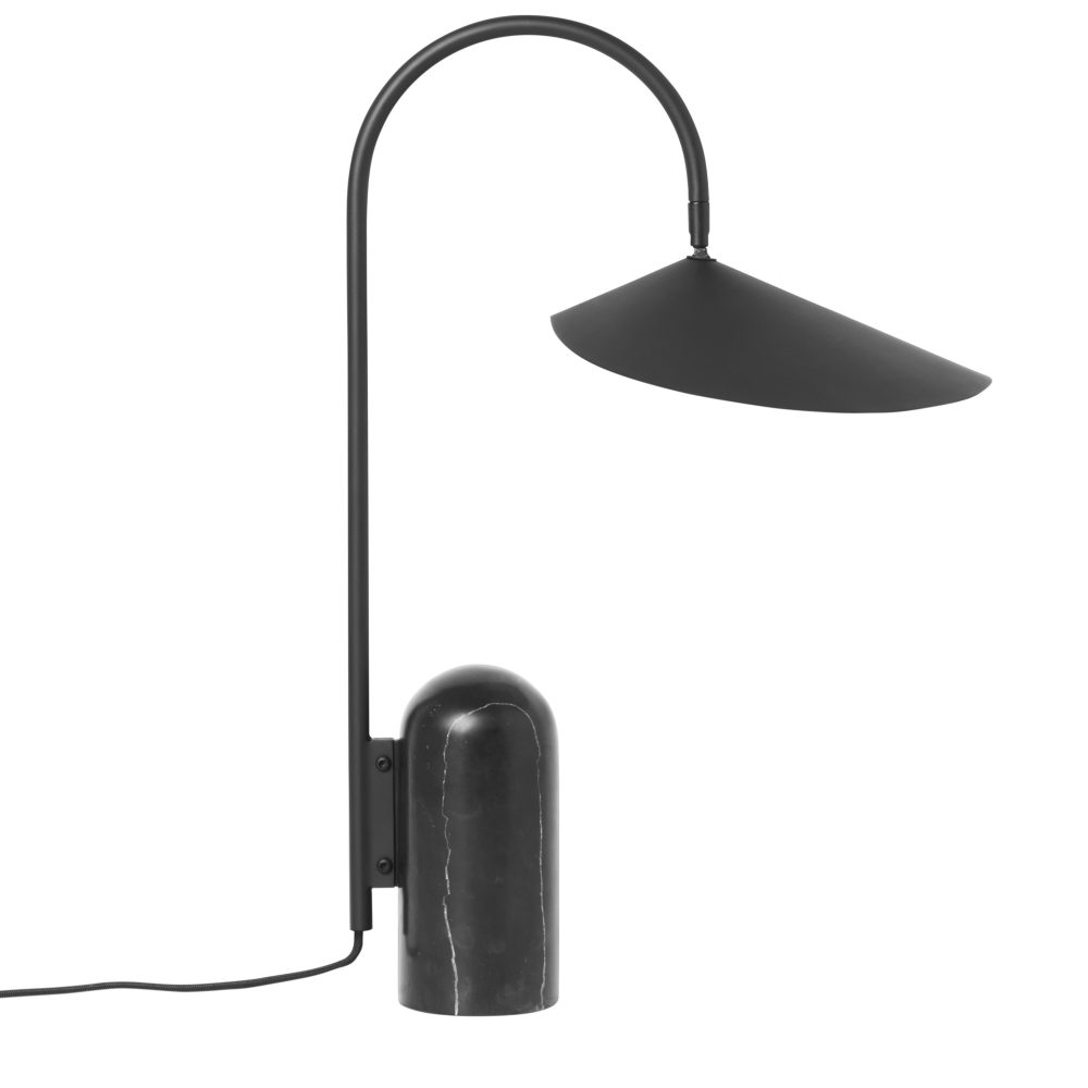 Arum bordslampa, Svart