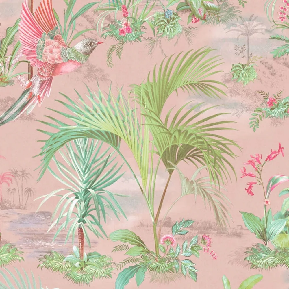 PIP 2020 Palm Scenes 300141 Grön Tapet | Stuvbutiken