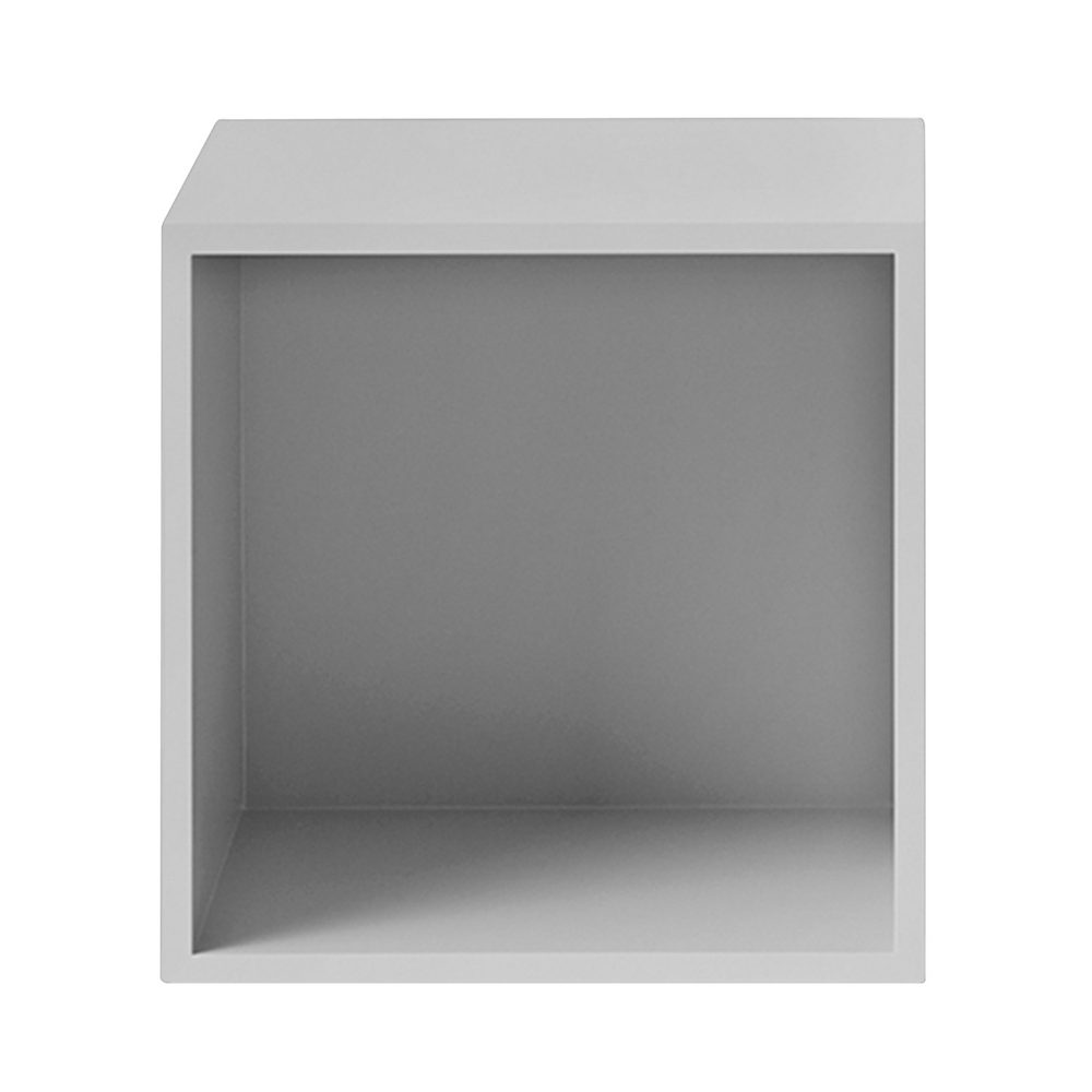 Stacked förvaringssystem med ryggskiva medium, Light grey