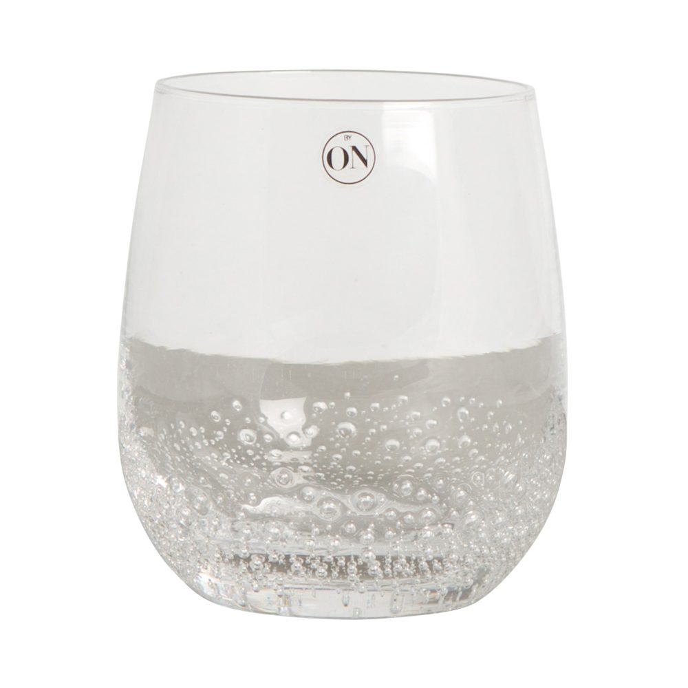 Bubbles vattenglas 36cl, Klar