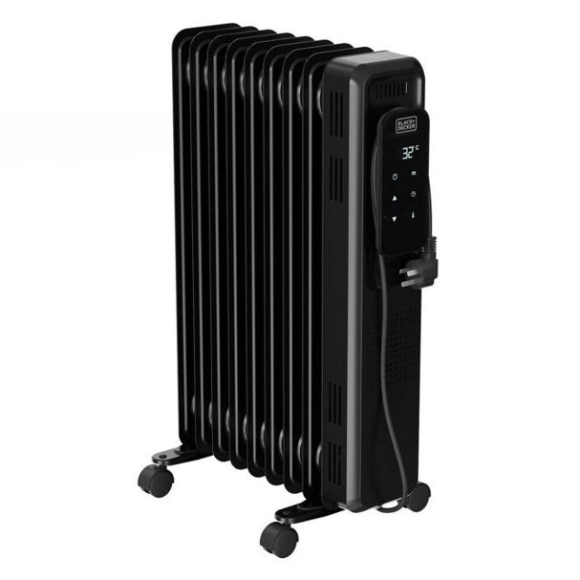 Oljeelement Black+Decker Digital Svart