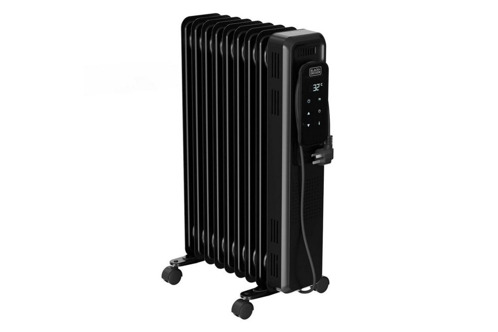 Oljeelement Black+Decker Digital Svart