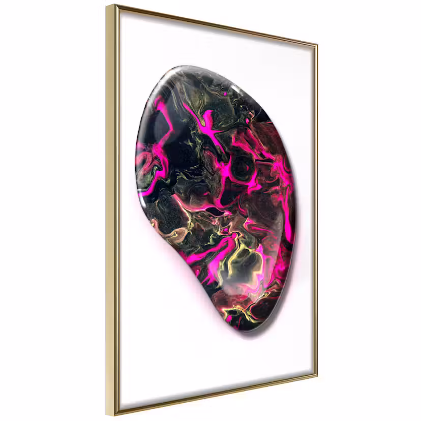 Poster Artgeist Affisch Drop of Magic Guld ram, 30x45 cm