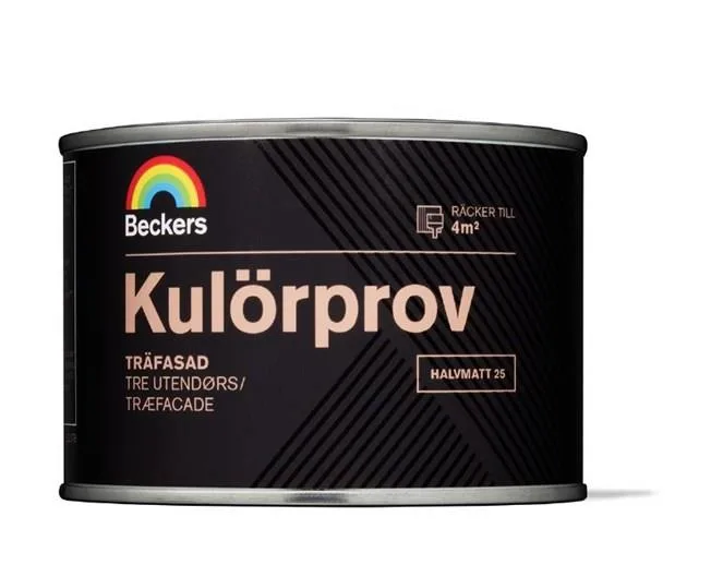 Beckers Träfasad Kulörprov Träfasad