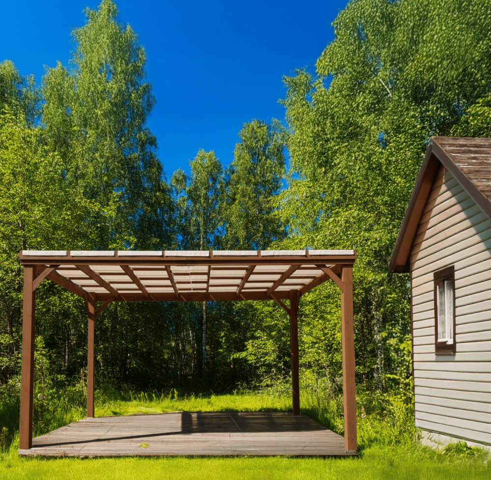 Pergola trä | 3,65x3m | Furu