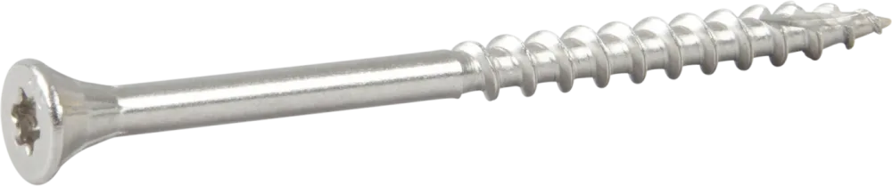 ESSVE 537365 Fasadskruv 4,4x65 mm, rostfri/syrafast A4, band. Brun, 250-pack