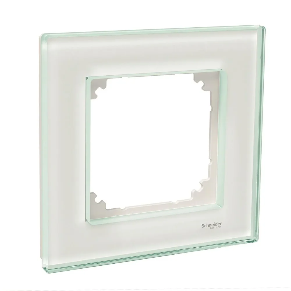 Schneider Electric Exxact Solid Ram glas, vit 2 fack