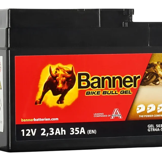 Banner Bike Bull GEL GEL50301 Startbatteri 12V, 3 Ah