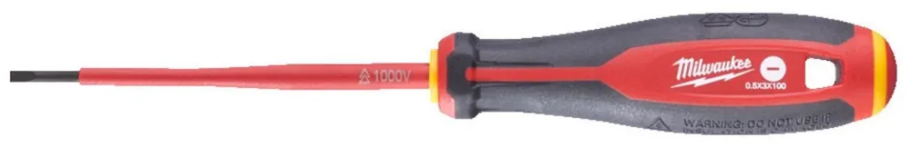Milwaukee Tri-Lobe VDE Skruvmejsel 3-sidigt antirullhandtag SL 1,2 x 6,5 x 150 mm - Bild 2