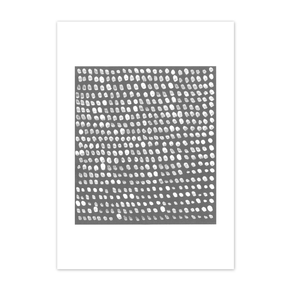 Multitude poster grå, 50x70 cm
