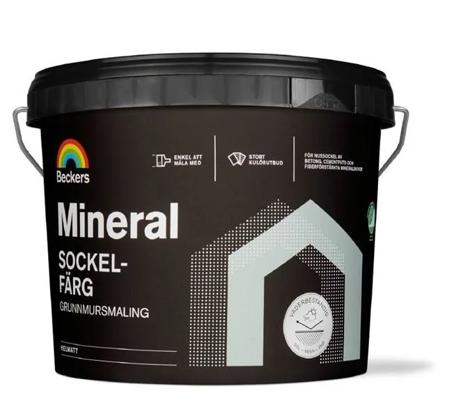 Beckers Mineral Sockelfärg helmatt Svart - Bild 2