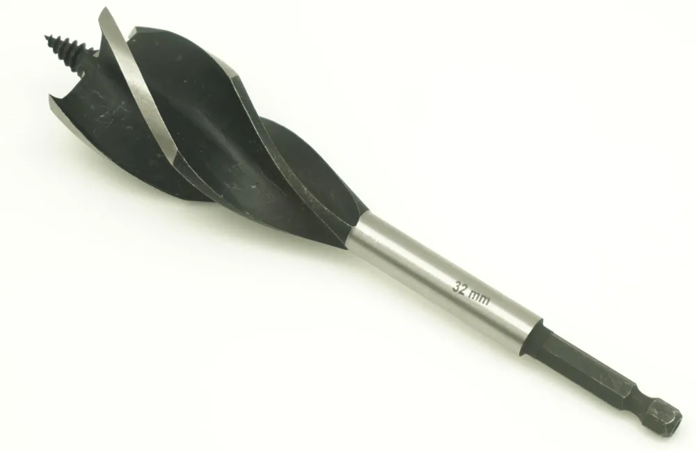 Ironside 201111 Träborr 4 skär, 1/4" sexkant, 159 mm Ø12 mm - Bild 2