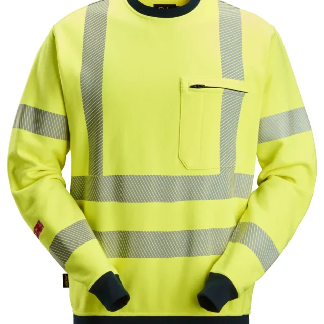 Snickers Workwear 2863-6695 Tröja varsel, gul/marinblå XXL