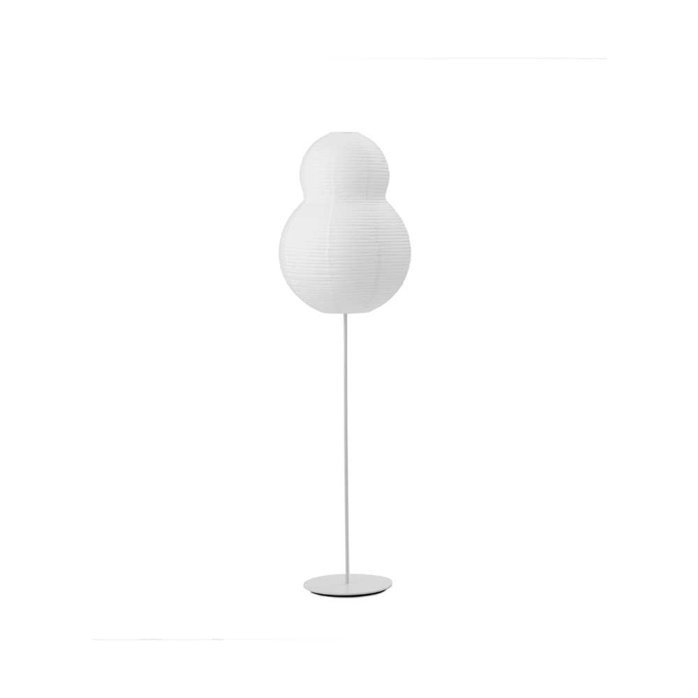 Puff Bubble golvlampa, Vit