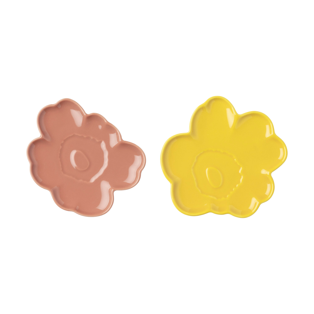 Unikko fat 13 cm 2 delar, L. terra-spring yellow
