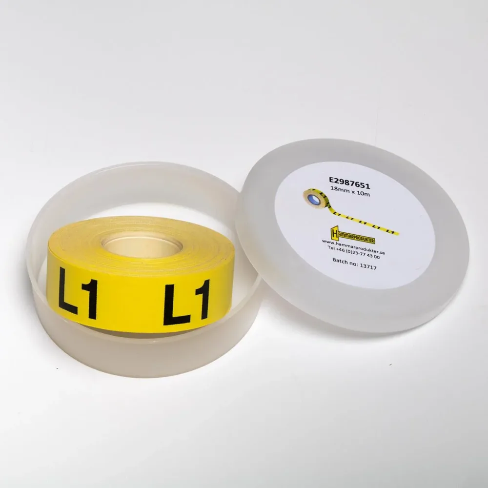 Hammarprodukter INF03012 Fasmärkningstejp 10 m L2