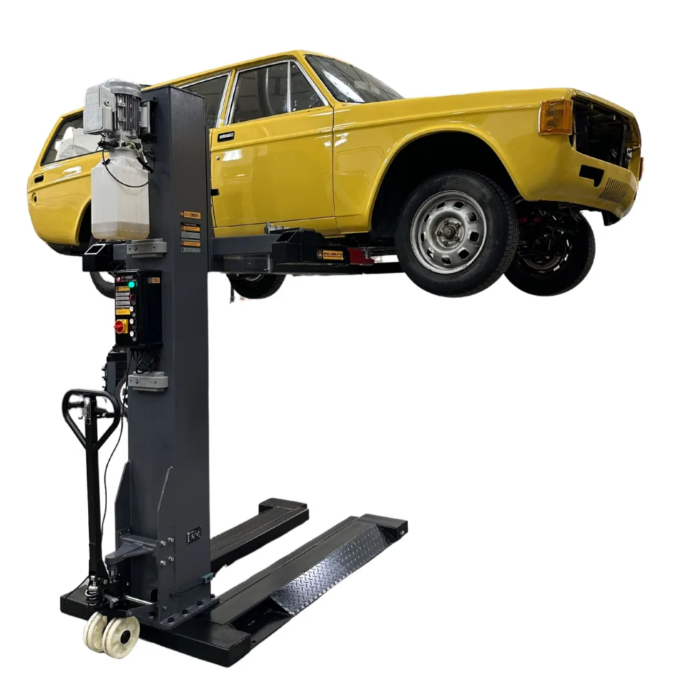 PELA 546067 Enpelarlyft med elspärrar, flyttbar, 2800 kg