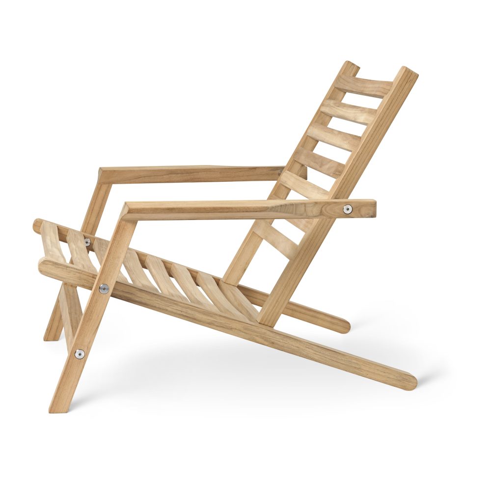 AH603 däckstol, Obehandlad teak