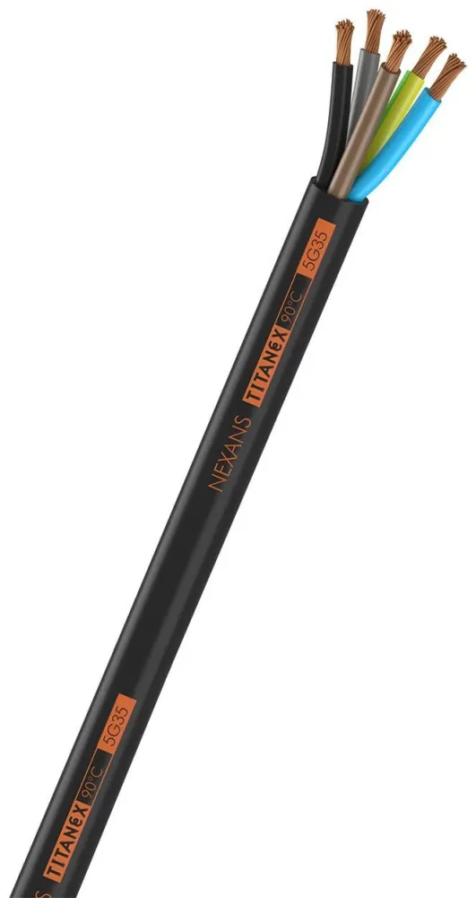Nexans Titanex Anslutningskabel H07RN-F, 450/750 V 4G2,5 mm² - Bild 2