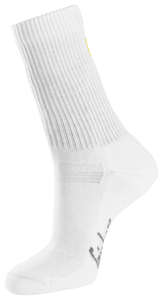 BOMULLSSTRUMPOR SNICKERS WORKWEAR VITA STL 37-40, 3-PACK