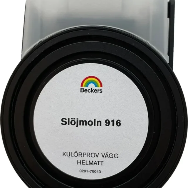 Beckers Kulörprov Helmatt 55ml Slöjmoln 916 0,055 L Slöjmoln 916