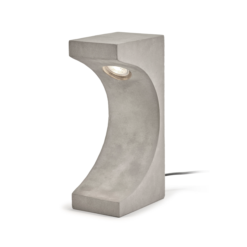 Tangent Concrete bordslampa 33 cm, Grey