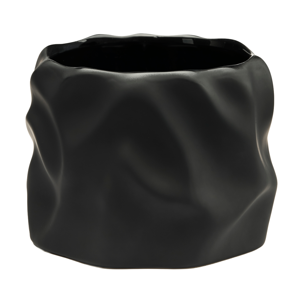 Drift desert blomkruka, Black, small Ø15 cm