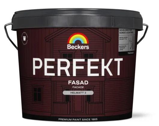 Perfekt Fasad Helmatt 3 L Svart
