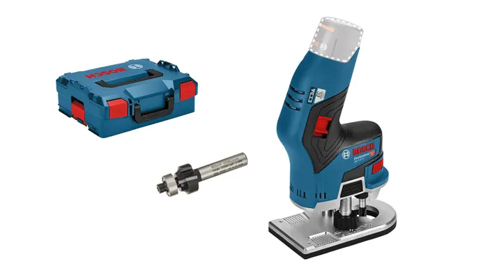 Kantfräs Batteridriven Bosch Power Tools PRO GKF 12V-8 Solo med L-BOXX