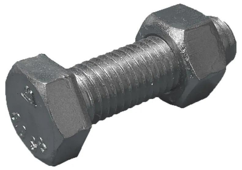 Stafa 0118600013 Stålbyggnadsskruv 16 mm, med mutter, FZB 8.8, EN 15048 16 x 40 mm, 50-pack