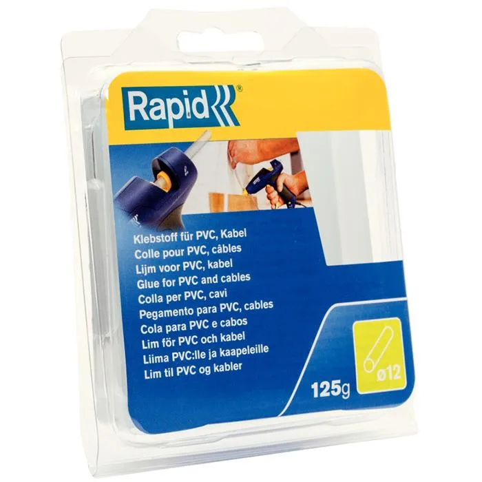 Rapid 40107358 Limstav PVC/Kabel, 125 g, Ø12x94 mm