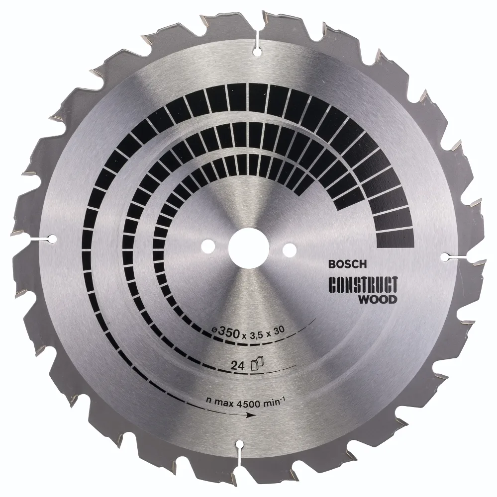 Bosch Construct Wood Cirkelsågklinga 24 T