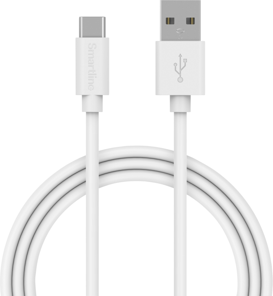 LADDKABEL USB-C VIT 1M