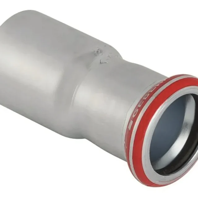 Geberit 1550997 Reducering med slätända, elförzinkad 28 x 22 mm